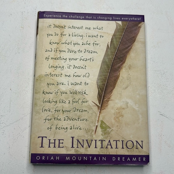 The invitation ORIAH a Mountain dreamer spirituality book - Picture 1 of 9
